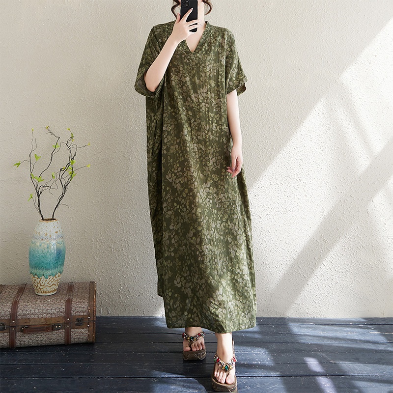 Sommerliches, lockeres Baumwol – Linen Dress Wrap Bewertung und Preis