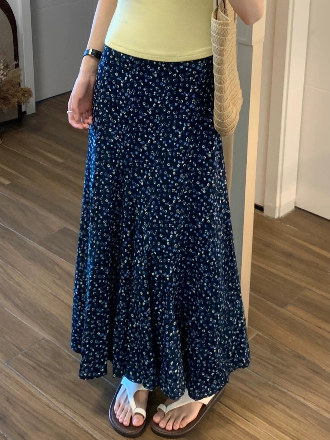 Plus Size Midirock mit Blumenm – Midi Skirt Floral Bewertung und Preis