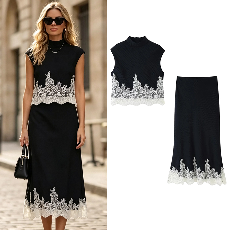 Elegantes zweiteiliges Damen-R – Midi Skirt Floral Bewertung und Preis