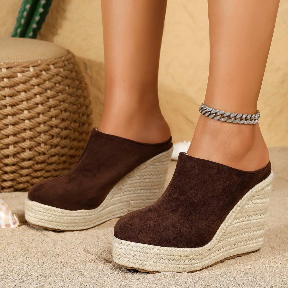 RYAMAG Bequeme Keilabsatz-Mule – Wedge Espadrille Women Bewertung und Preis