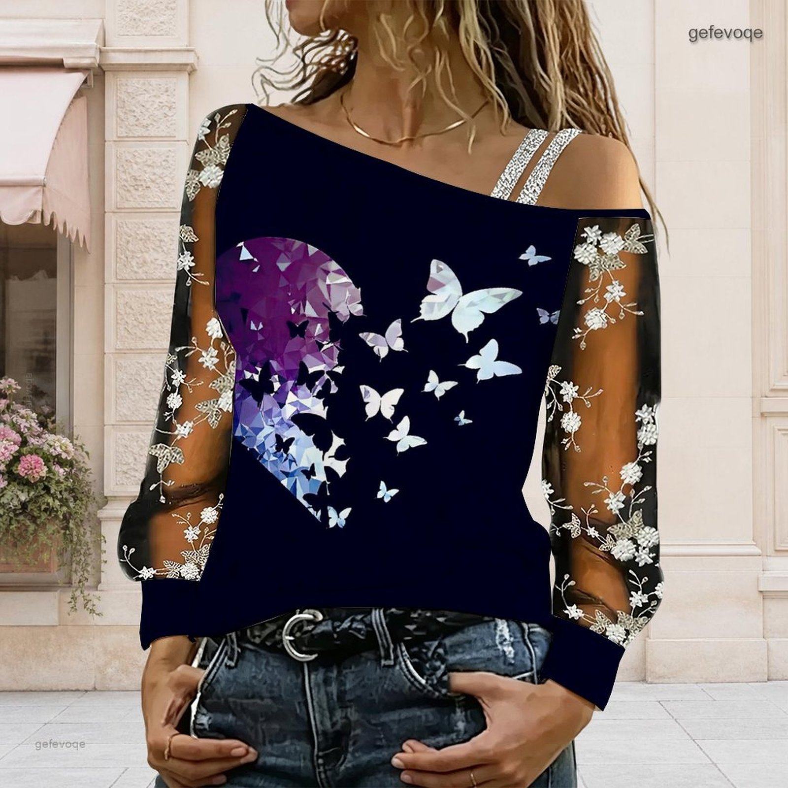 Damen Off-Shoulder Bluse Asymm – Blouse Off Shoulder Bewertung und Preis