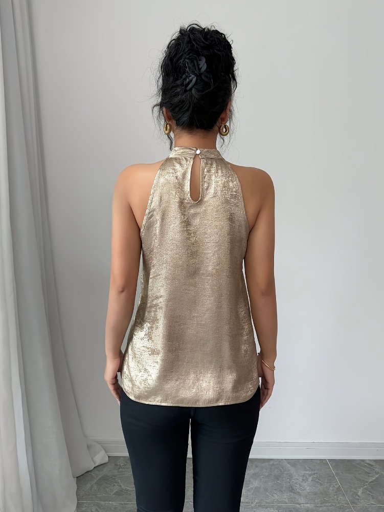 Champagner-Goldene Glänzende N – Blouse Off Shoulder Bewertung und Preis